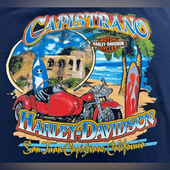 Harley-Davidson San Juan Cap California 2004 VTG Mens T Shirt Mens XL - Picture 1 of 13
